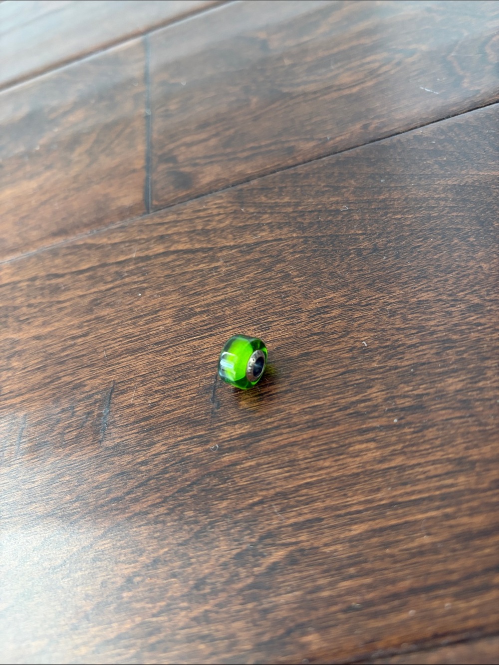 Pandora Green Glass Charm ALE S925